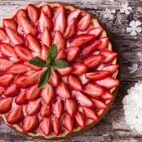 Recette Tarte aux fraises et mascarpone