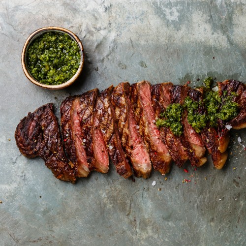 Recette Onglet sauce chimichurri