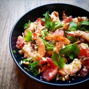 Salade de crevettes pamplemousse à la Thaï
