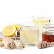 Potion magique, citron, gingembre, miel et thym