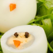 Oeufs et salades