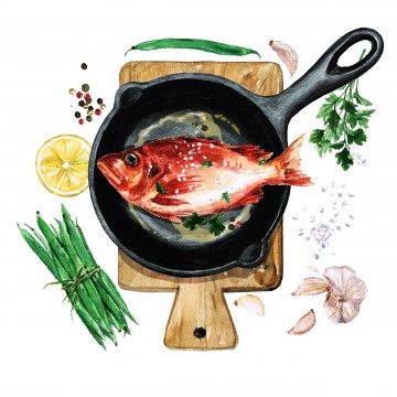 Cahier Mes recettes de poisson by Mélodie