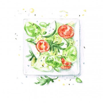 Cahier Mes salades by Mélodie