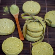 SABLÉS AU THÉ MATCHA ET CHOCOLAT BLANC