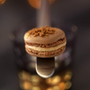 Macarons au foie gras et pain d'épices