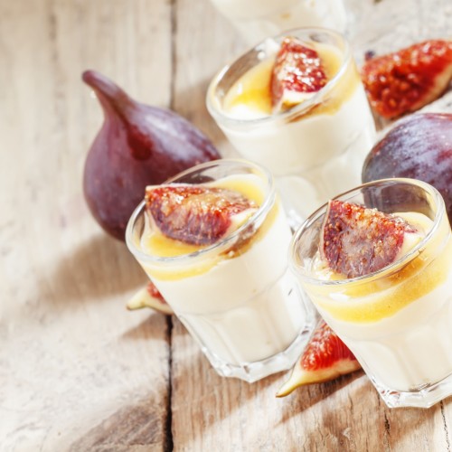 Recette Fromage blanc et figues rôties