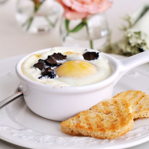 Recette Oeuf cocotte au foie gras