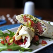 Wrap bacon laitue, tomates