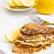 Crêpes aux zestes de citron