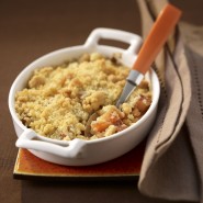 Crumble aux pommes et aux coings