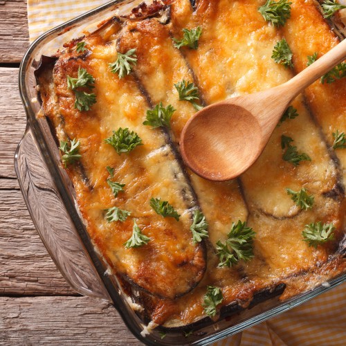 Recette Gratin d'aubergine façon moussaka