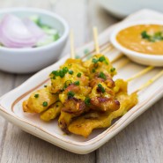 Porc sauté à la sauce satay