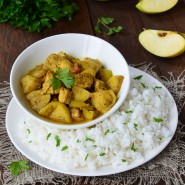 Curry d'agneau au lait de coco