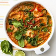 Gambas au curry massala