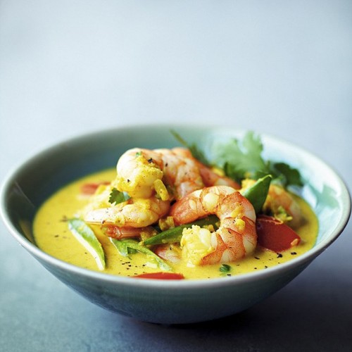 Recette Gambas au curry de Goa