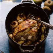 Poitrine de veau aux deux pommes