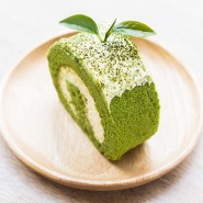 Roulé au thé matcha