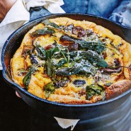 Frittata aux champignons et à la sauge