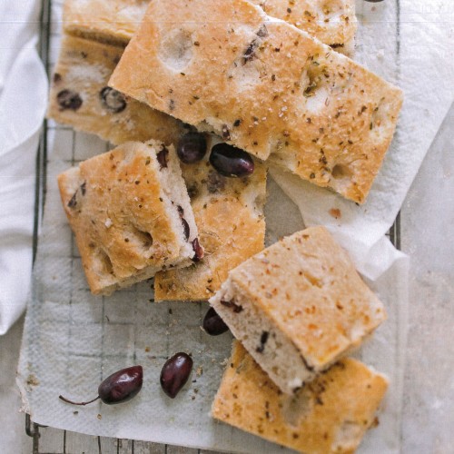 Recette Focaccia aux olives et à l'origan