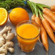 Jus de carotte à l'orange