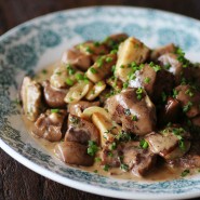 Rognons de veau aux cèpes