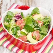 Taboulé de quinoa au pamplemousse rose