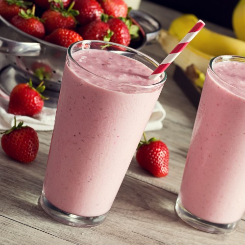 Recette Smoothie des champions à la fraise