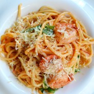 Linguine aux gambas