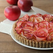 Tarte bouquet de roses