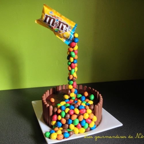 Recette Gravity cake M&'M