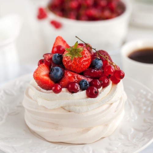 Recette Pavlova aux fruits rouges