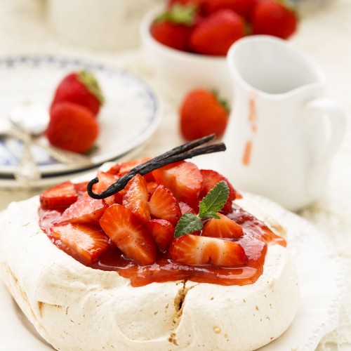 Recette Pavlova aux fraises