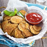 Chips de courgettes au parmesan