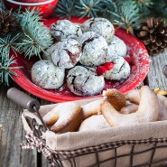 Croissants et boules de noisettes