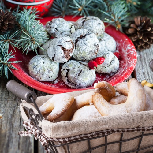 Recette Croissants et boules de noisettes