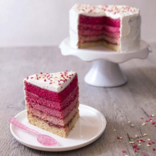 Recette Pink layer cake d'Anne-Sophie