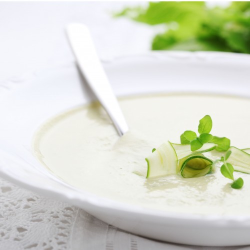 Recette Velouté de courgettes au kiri et thym