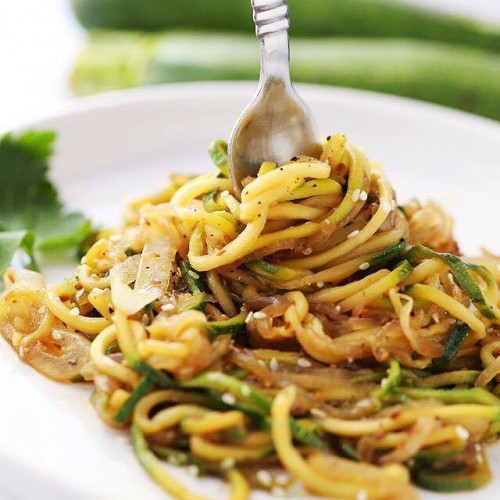Recette Nouilles de courgettes