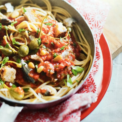 Recette Spaghettis aux sardines