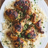 Poulet roti au curry et au yaourt