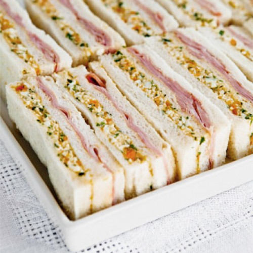 Recette Le sandwich aux oeufs et jambon