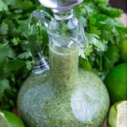 Vinaigrette de citron vert à la coriandre