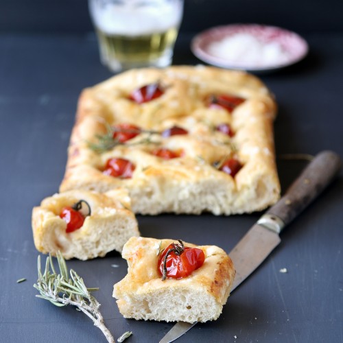 Recette Focaccia aux tomates cerise