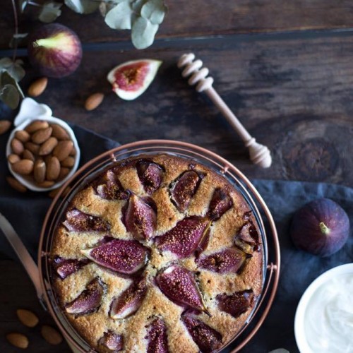 Recette Gâteaux moelleux aux figues et amandes