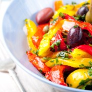 Trio de poivrons en salade