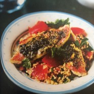 Rougets en chermoula, salade de couscous