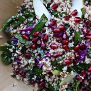 Salade de Chou frisé, Quinoa et Grenade