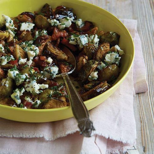 Recette Choux de Bruxelles pancetta et fromage bleu