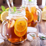 Eau détox sun tea