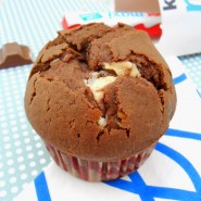 Muffins chocolat au coeur de Kinder